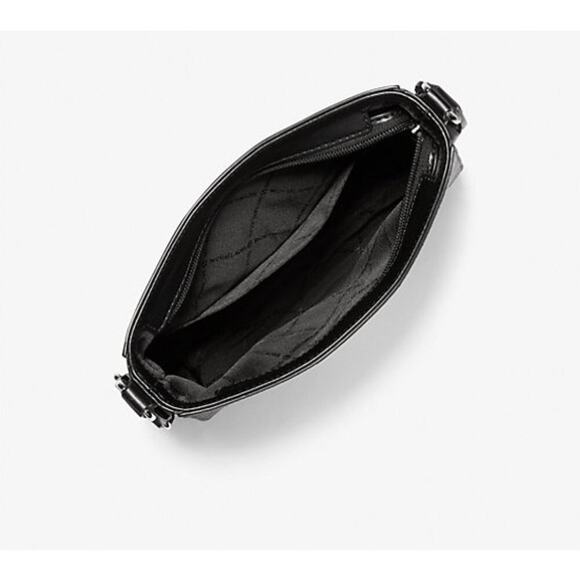 NWT Michael Kors Jet Set Travel Small Signature Logo and Metallic Messenger Bag - Picture 6 of 11